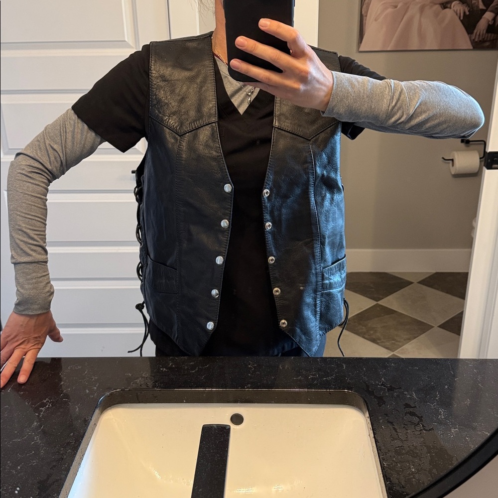 Interstate leather - lace up women’s vest 🎉 - Picture 12 of 14